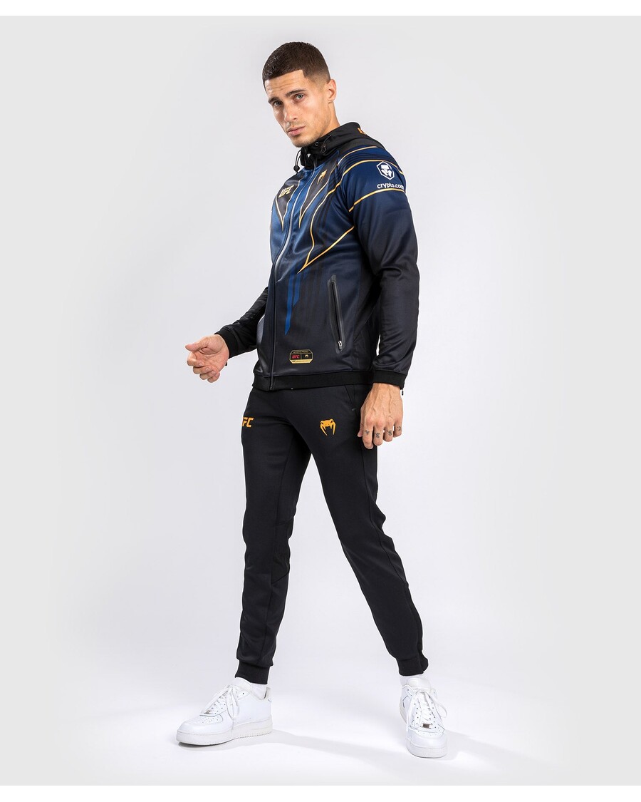 UFC オーセンティック ファイト ナイト 2.0 キット By Venum メンズ ウォークアウト パーカー - ミッドナイト エディション - チャンピオン