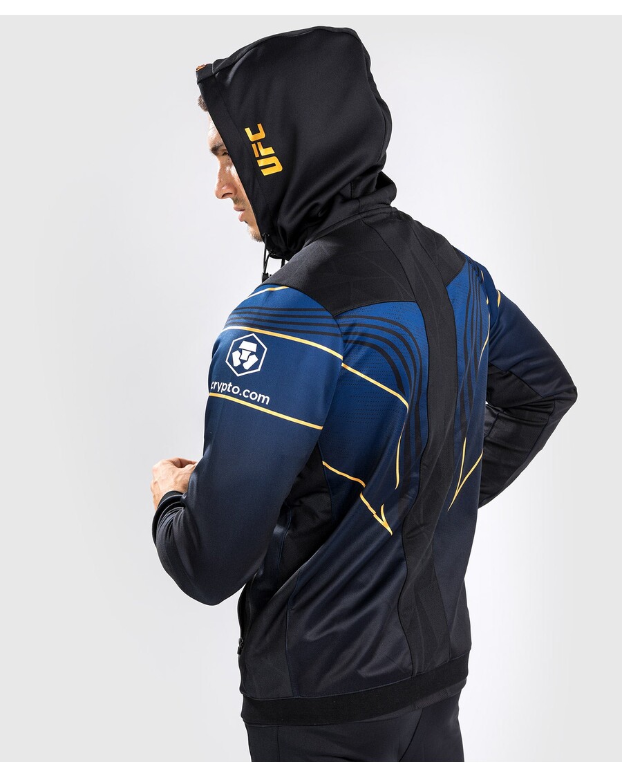 UFC オーセンティック ファイト ナイト 2.0 キット By Venum メンズ ウォークアウト パーカー - ミッドナイト エディション - チャンピオン