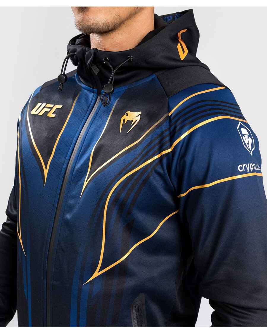 UFC オーセンティック ファイト ナイト 2.0 キット By Venum メンズ ウォークアウト パーカー - ミッドナイト エディション - チャンピオン