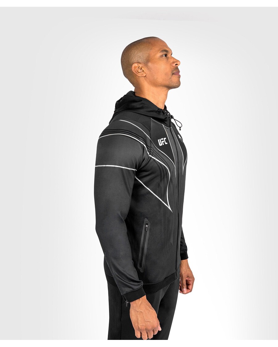 UFC Venum Personalized Authentic Fight Night 2.0 Men's Walkout Hoodie - Black