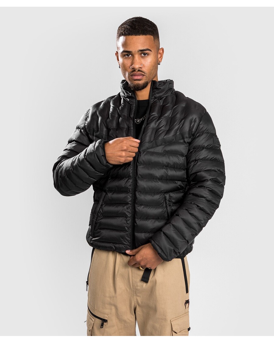 Světlá Péřová Bunda Venum Elite - černá