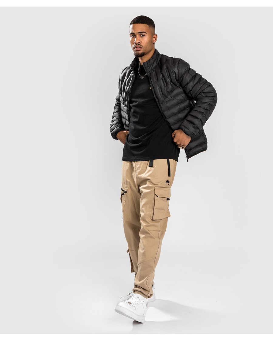 Světlá Péřová Bunda Venum Elite - černá