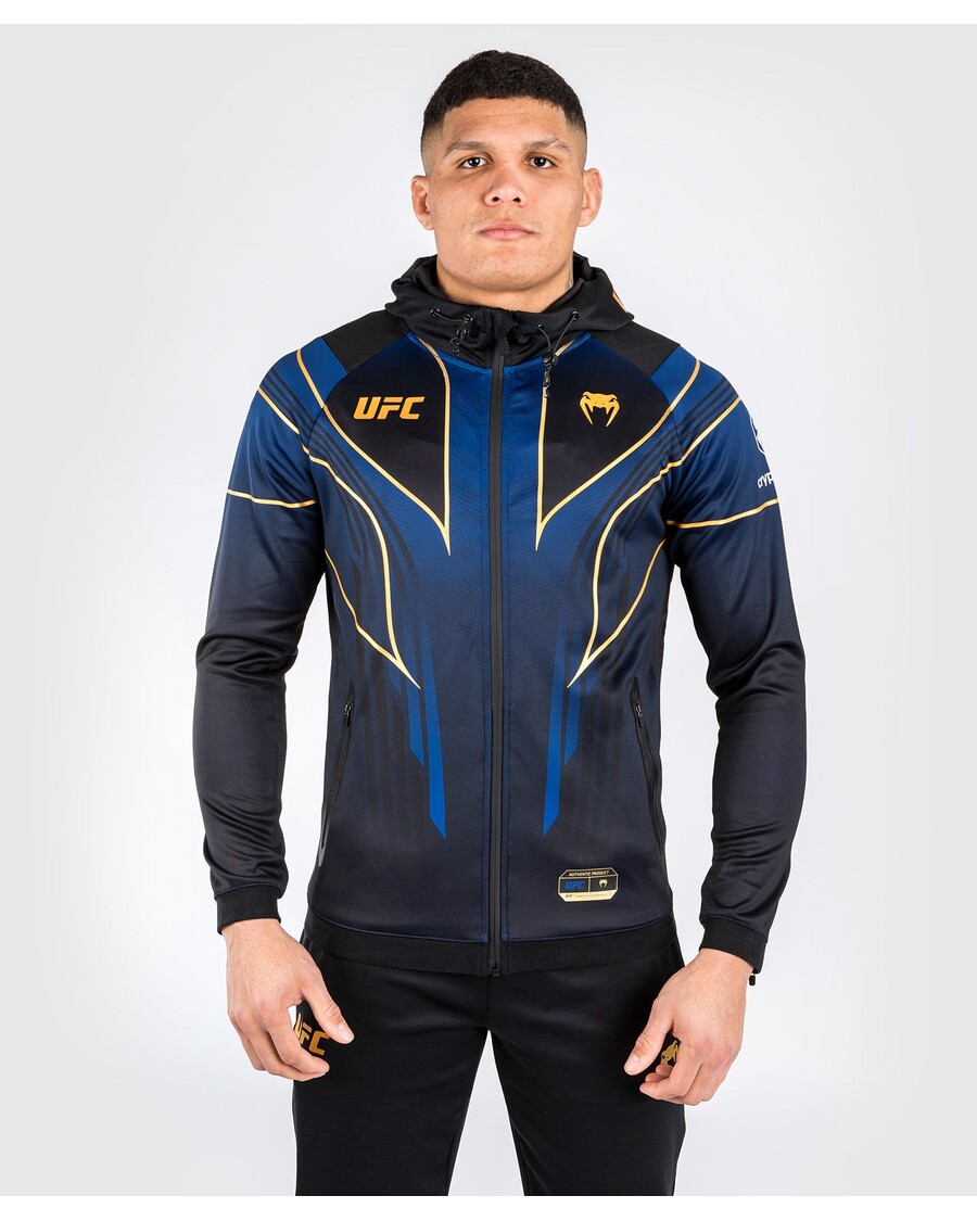 UFC Venum Personalized Authentic Fight Night 2.0 Kit by Venum Men's Walkout Hoodie - Midnight Edition - Champion