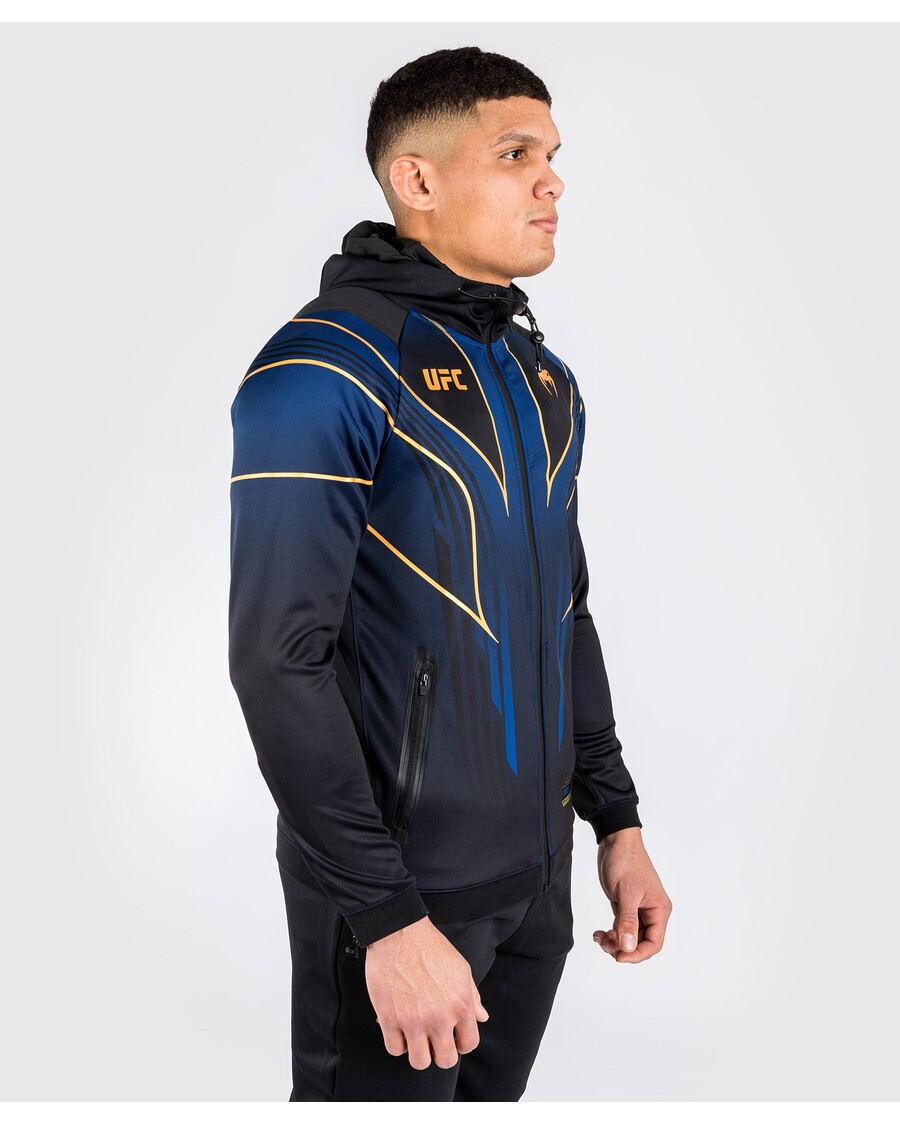 UFC Venum Personalized Authentic Fight Night 2.0 Kit by Venum Men's Walkout Hoodie - Midnight Edition - Champion