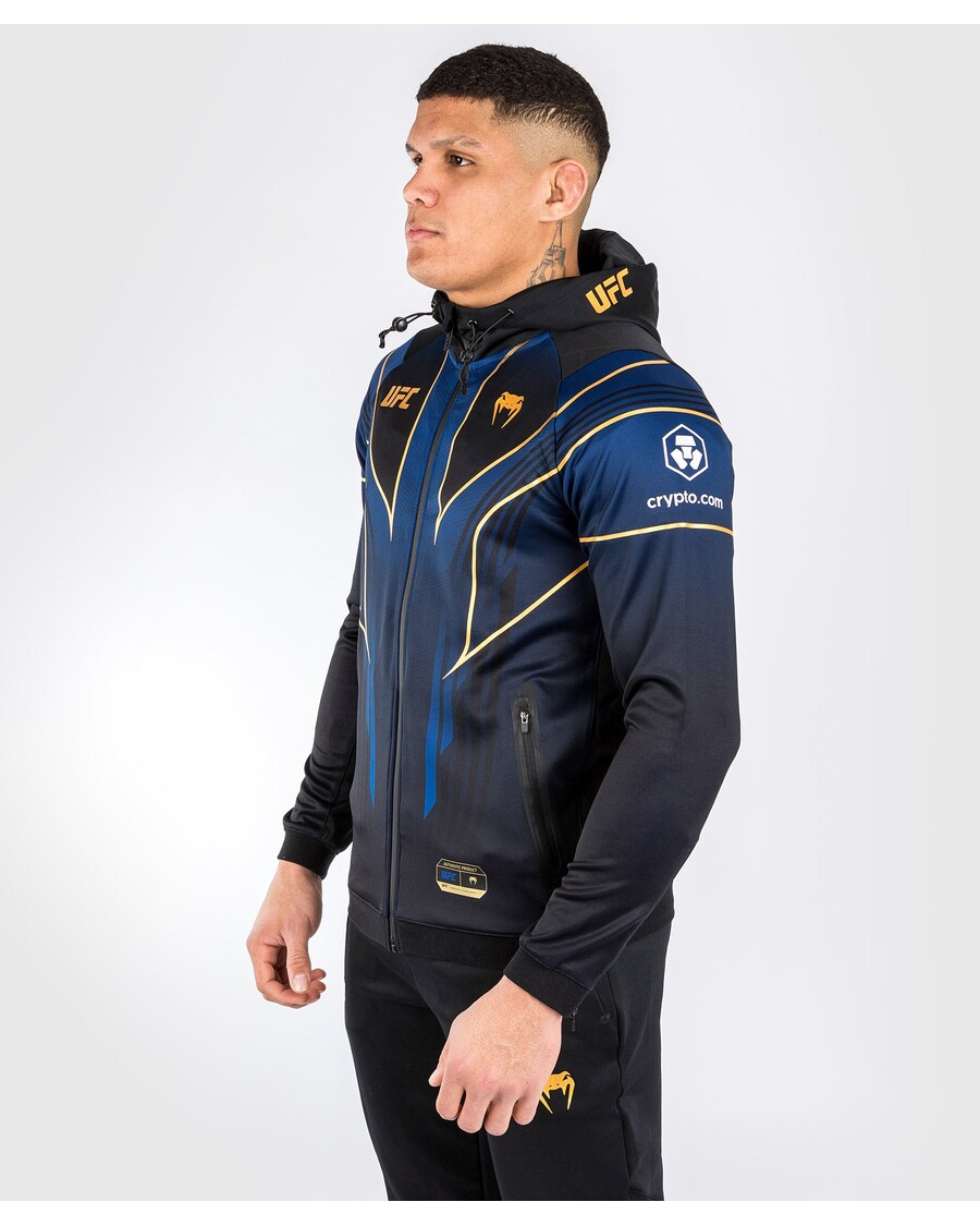 UFC Venum Personalized Authentic Fight Night 2.0 Kit by Venum Men's Walkout Hoodie - Midnight Edition - Champion