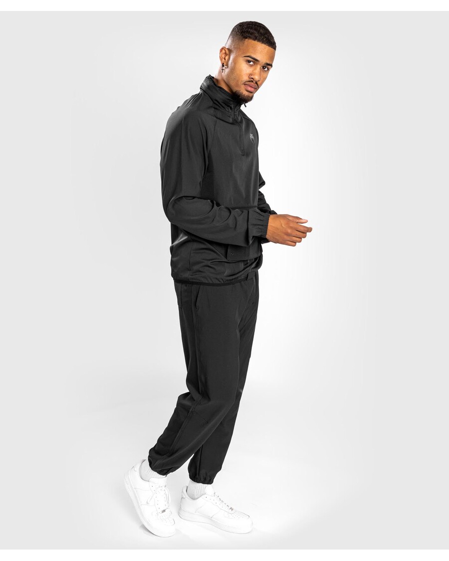 ژاکت نیمه زیپ سبک ونوم کارگو - مشکی