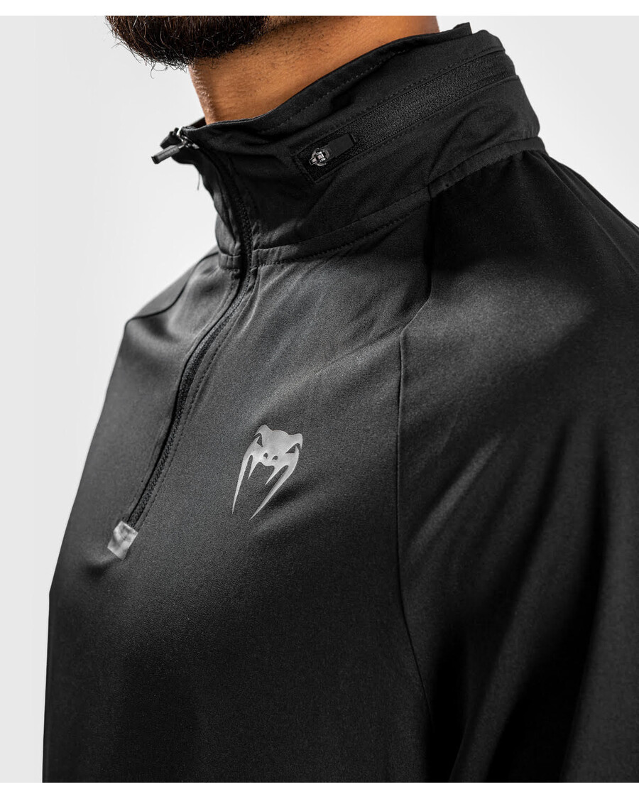 ژاکت نیمه زیپ سبک ونوم کارگو - مشکی