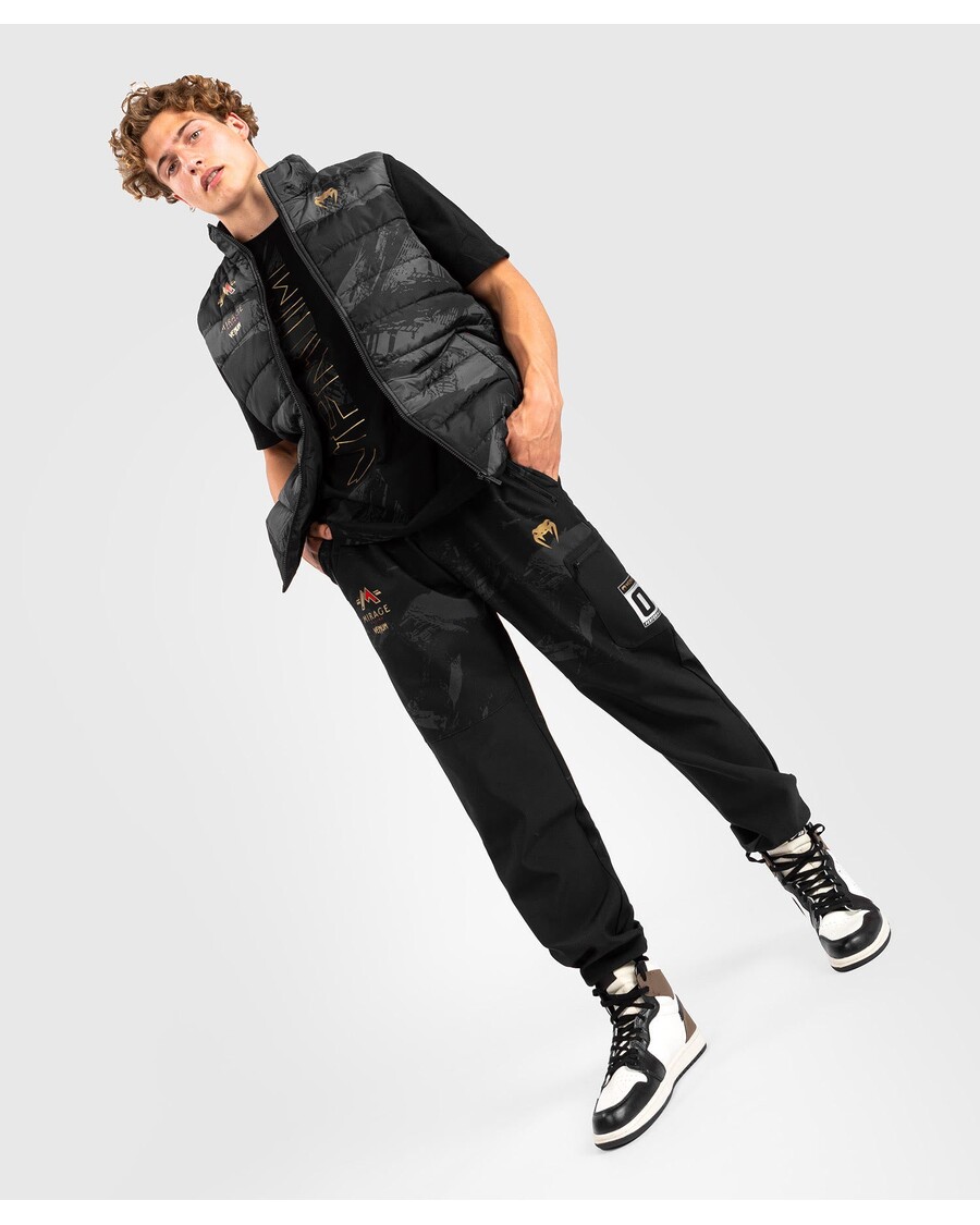 Venum X Mirage ノースリーブ ダウン ジャケット - ブラック/ゴールド