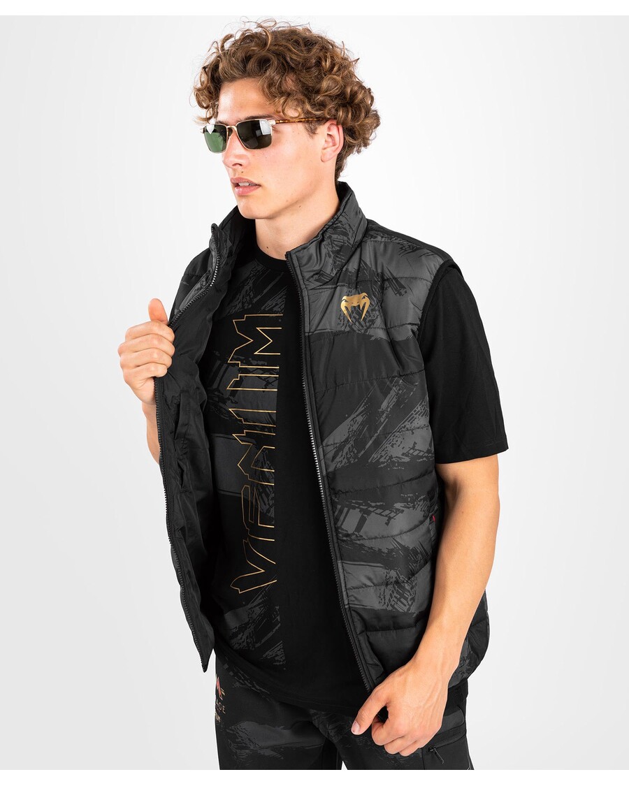 Venum X Mirage ノースリーブ ダウン ジャケット - ブラック/ゴールド