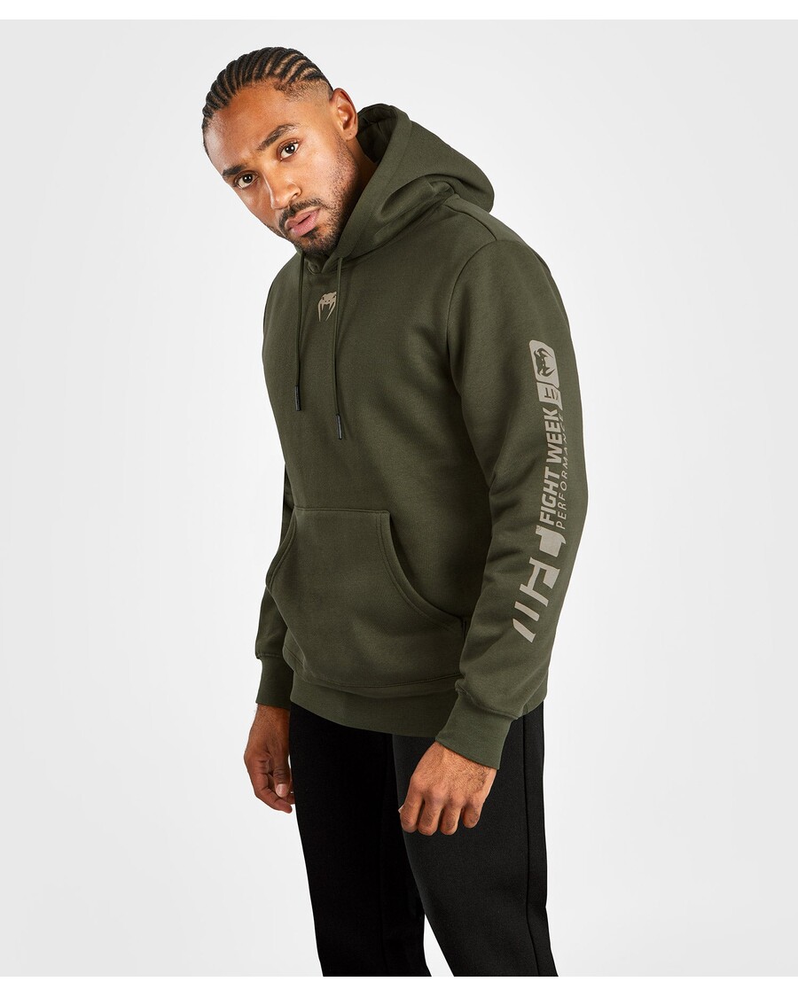 UFC Adrenaline by Venum Fight Week Men’s Pullover Hoodie - Khaki
