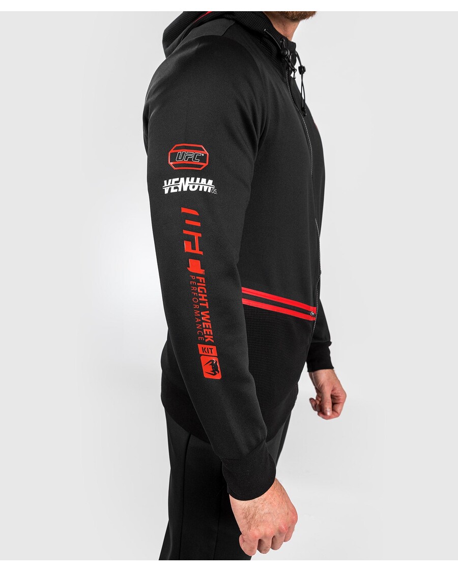 UFC Adrenaline by Venum Fight Week Men’s Zip Hoodie - Black