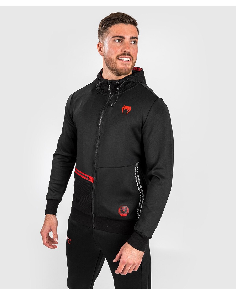 UFC Adrenaline by Venum Fight Week Men’s Zip Hoodie - Black