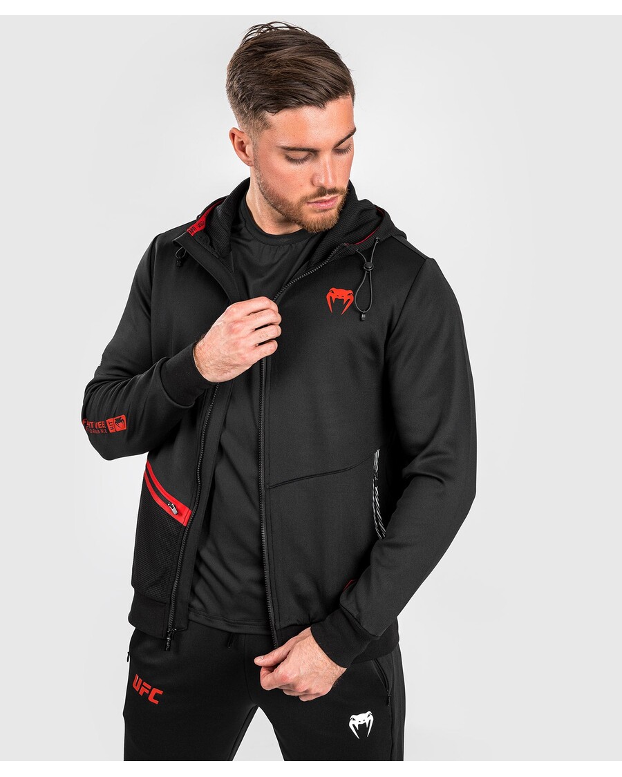 UFC Adrenaline by Venum Fight Week Men’s Zip Hoodie - Black