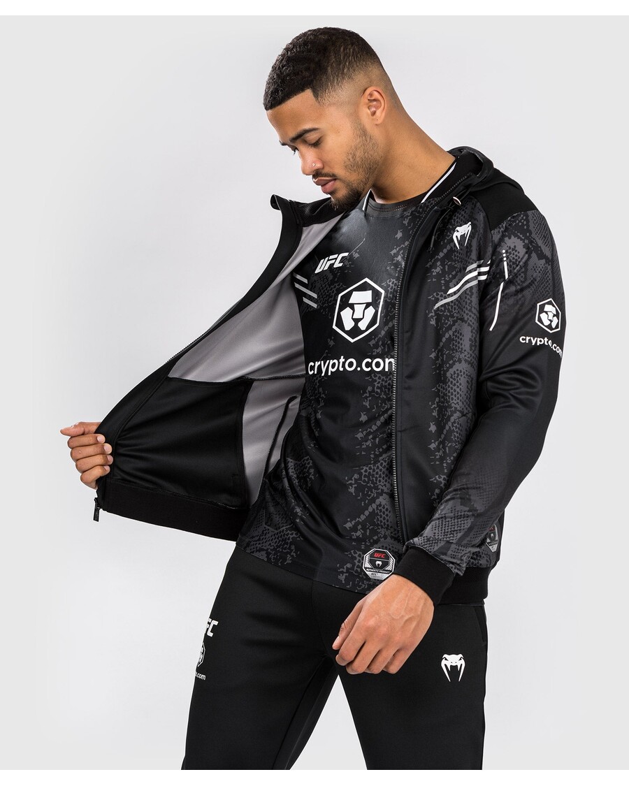 Ufc Adrenaline By Venum Authentic Fight Night Moški Pulover S Kapuco - črn