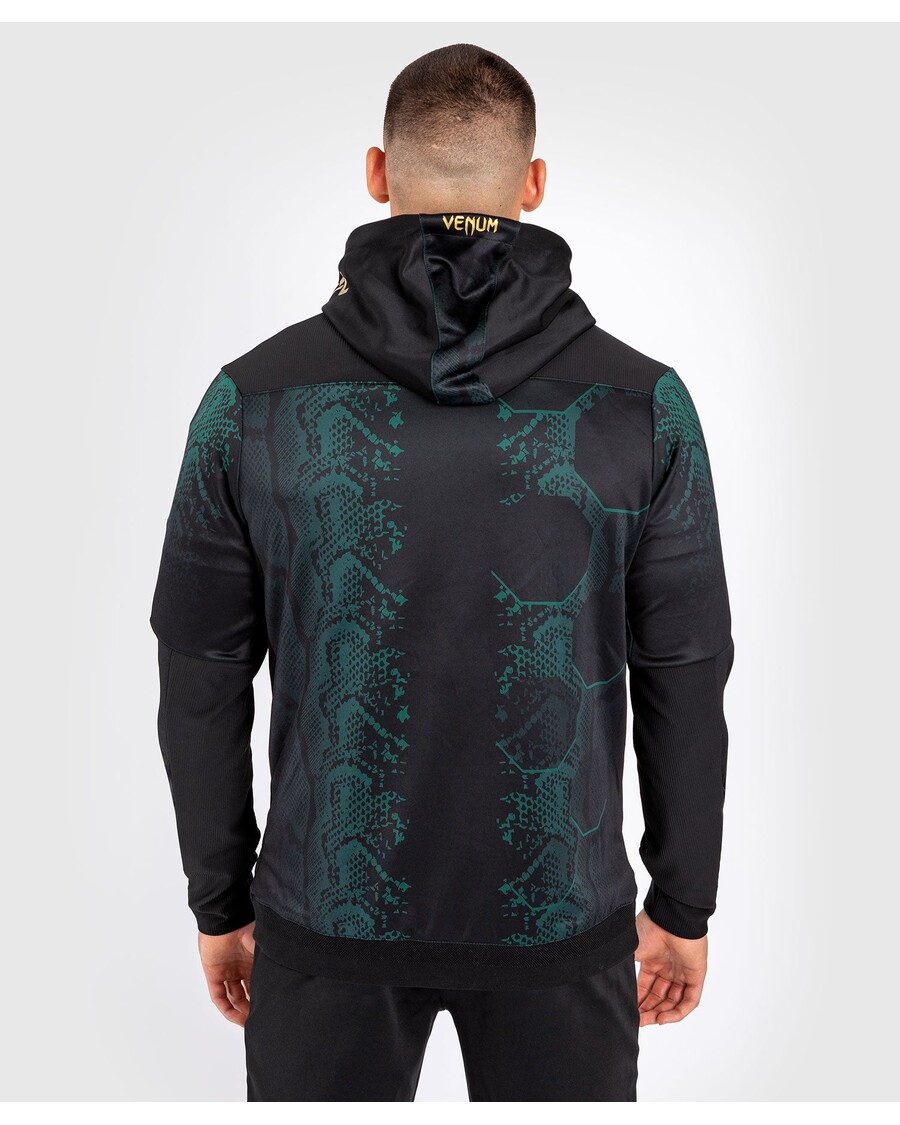 Ufc Adrenaline By Venum Isikupärastatud Autentne Võitlusõhtu Meeste Kapuuts – Smaragdväljaanne – Roheline/must/kuldne