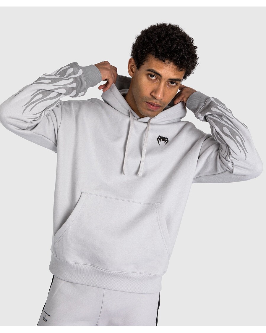 Mikina S Kapucí Venum X Dodge Challenger Srt Demon 170 - šedá