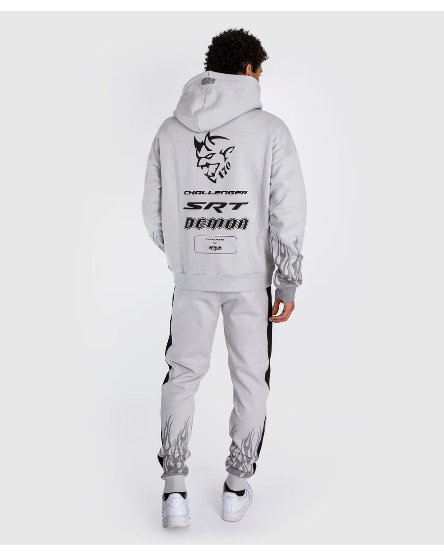 Mikina S Kapucí Venum X Dodge Challenger Srt Demon 170 - šedá