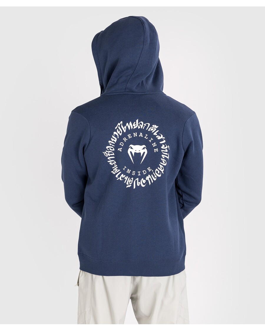 Mikina Venum Strikeland S Kapucí Na Zip - Tmavě Modrá