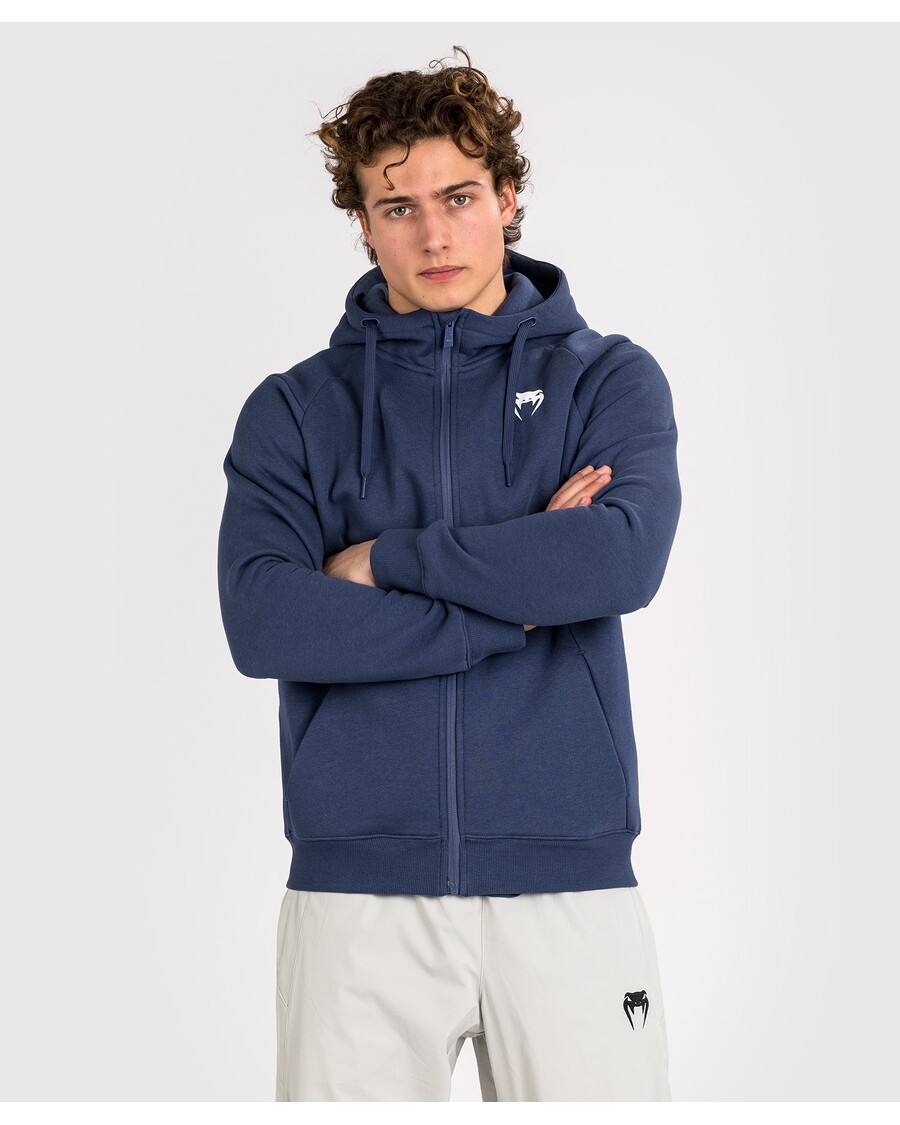 Mikina Venum Strikeland S Kapucí Na Zip - Tmavě Modrá