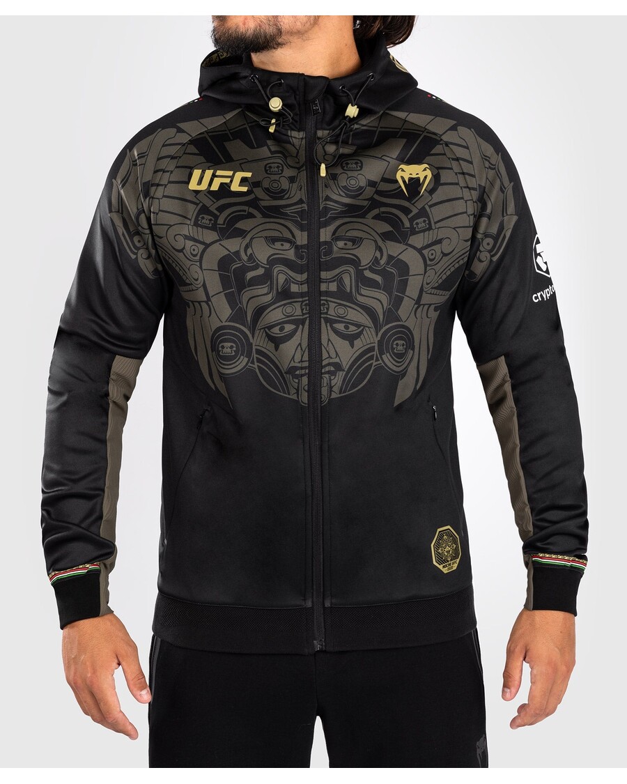 UFC Noche by Venum Personalized Authentic Fight Night Men's Walkout Hoodie - Black