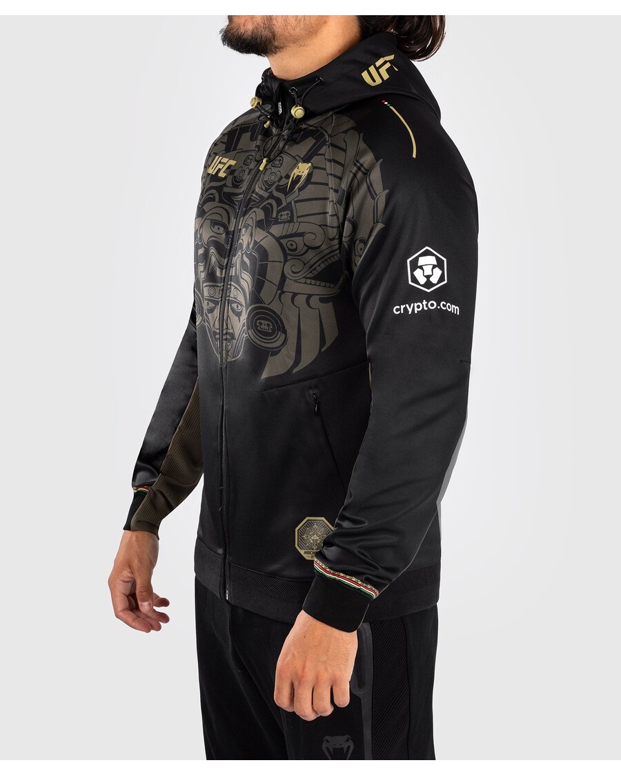 UFC Noche by Venum Personalized Authentic Fight Night Men's Walkout Hoodie - Black