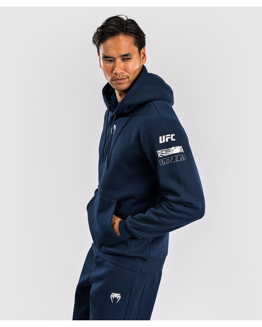 Ufc Fusion By Venum Fight Week Pullover Hættetrøje Til Mænd - Solid Oceanisk Blå