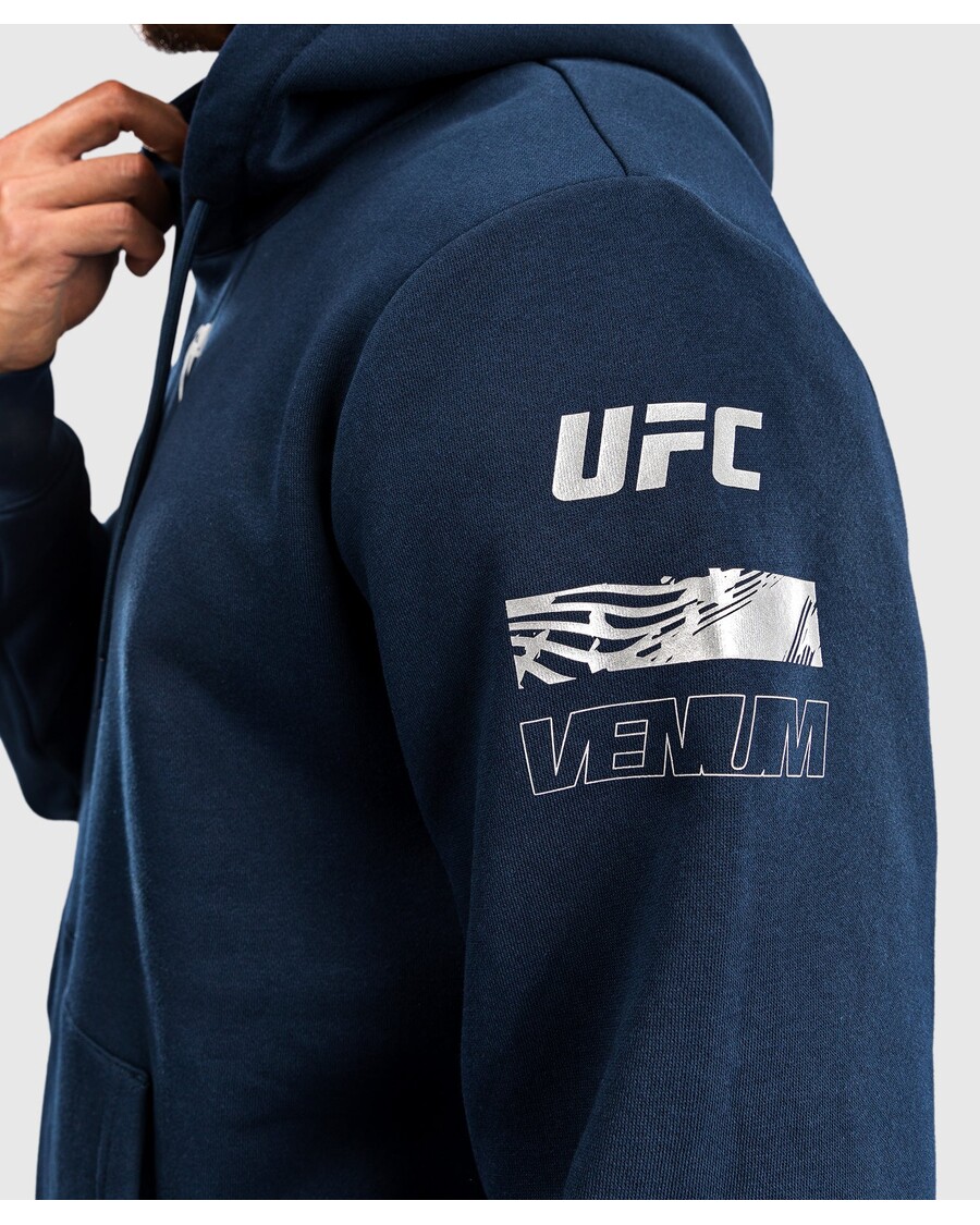 Ufc Fusion By Venum Fight Week Pullover Hættetrøje Til Mænd - Solid Oceanisk Blå