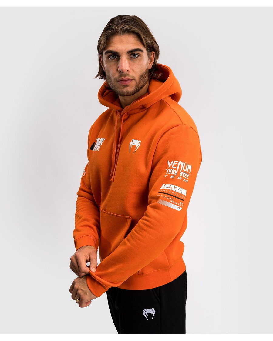 Venum Motorsport Pulover S Kapuco - Mandarina
