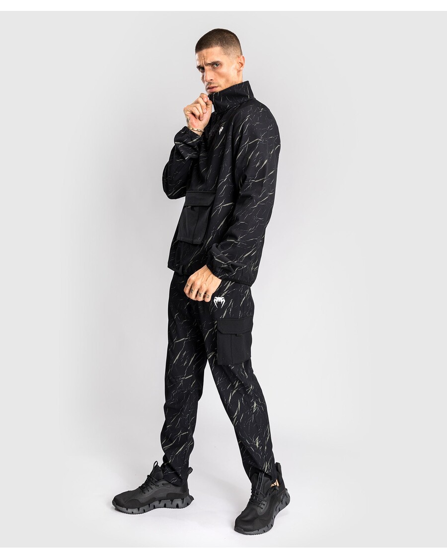 ژاکت نیمه زیپ مردانه Venum Trooper - شن و ماسه سیاه/سنگ