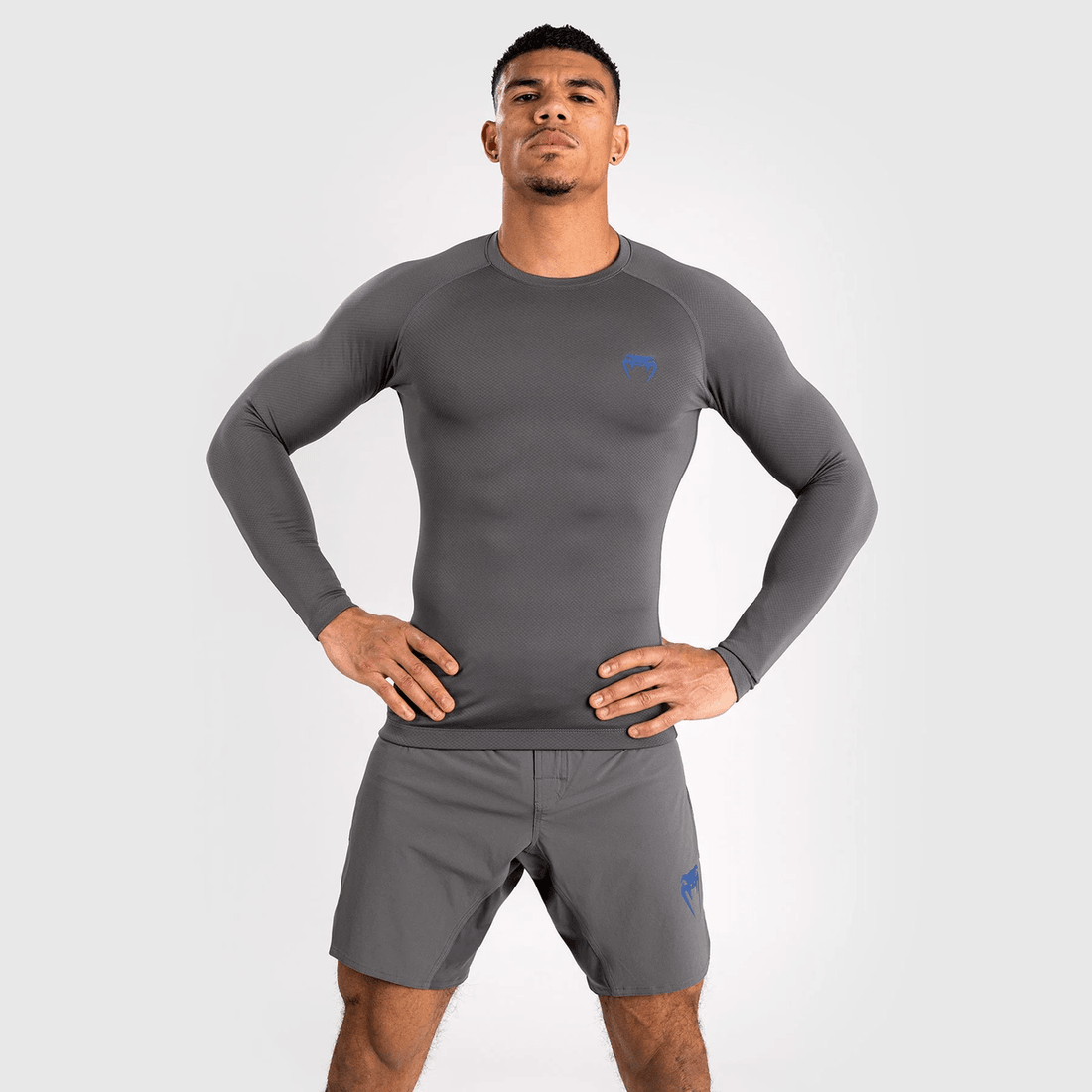 Venum Contender Men’s Long Sleeve Rashguard - Grey