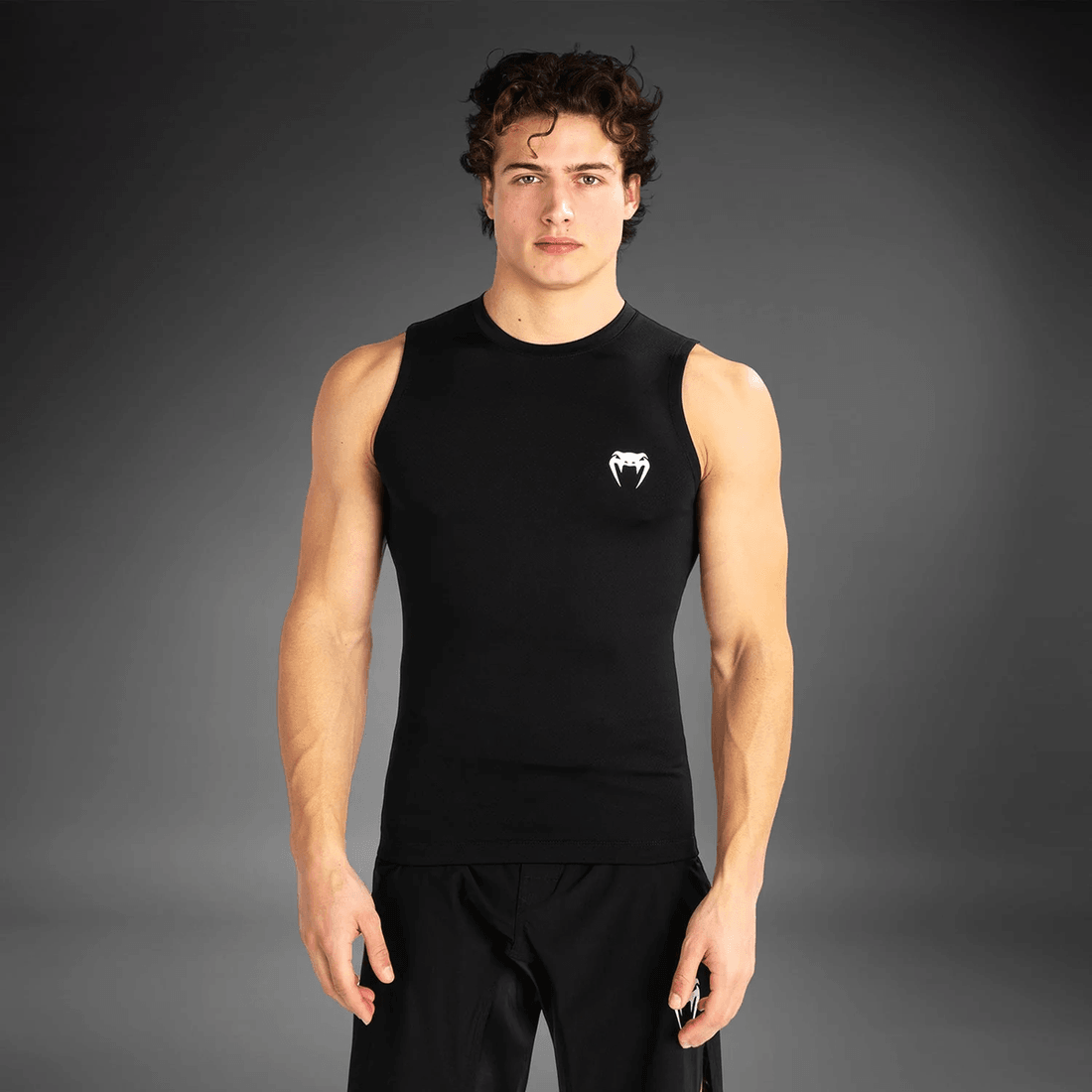 Venum Contender Men’s Sleeveless Rashguard - Black/White