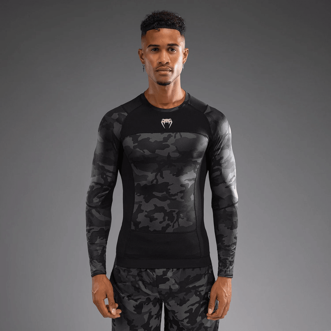 Venum G-Fit Air Men's Long Sleeve Rashguard - Digital Urban Camo