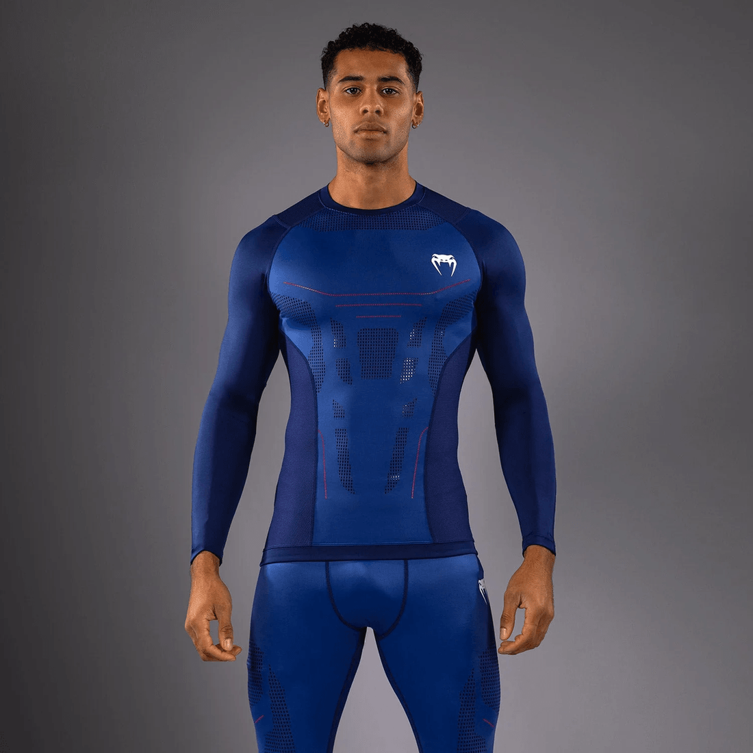 Venum Technical 3.0 Camiseta De Compresión De Manga Larga - Azul Noche