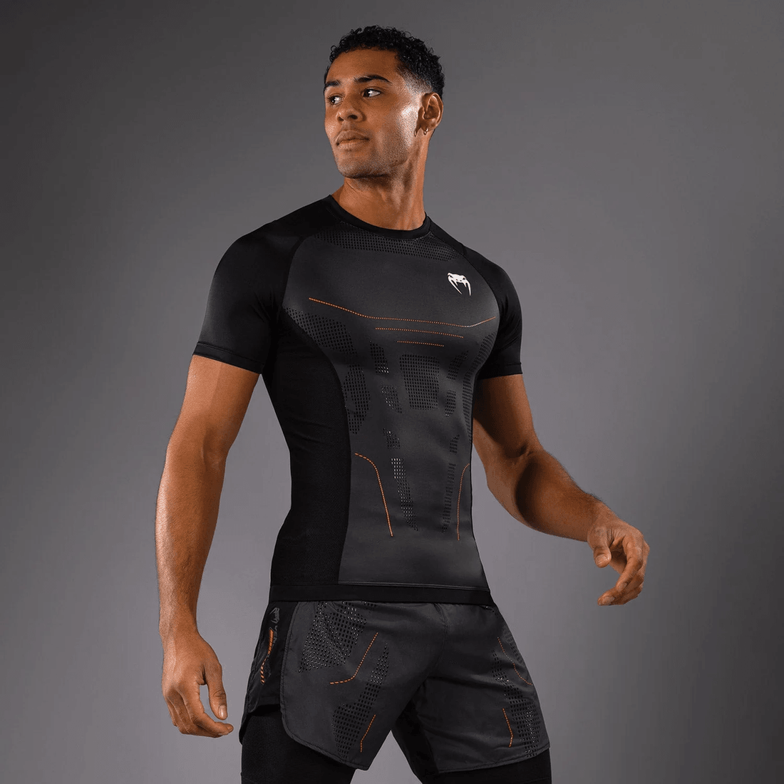 Venum Technical 3.0 Short Sleeve Rashguard - Graphite