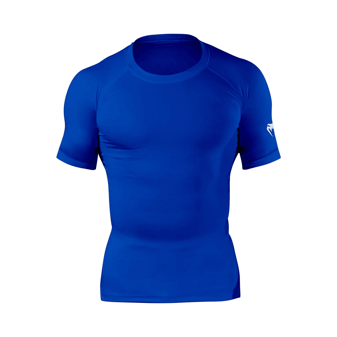 Venum Lineup Half Sleeve Compression Shirt - Royal Blue/White