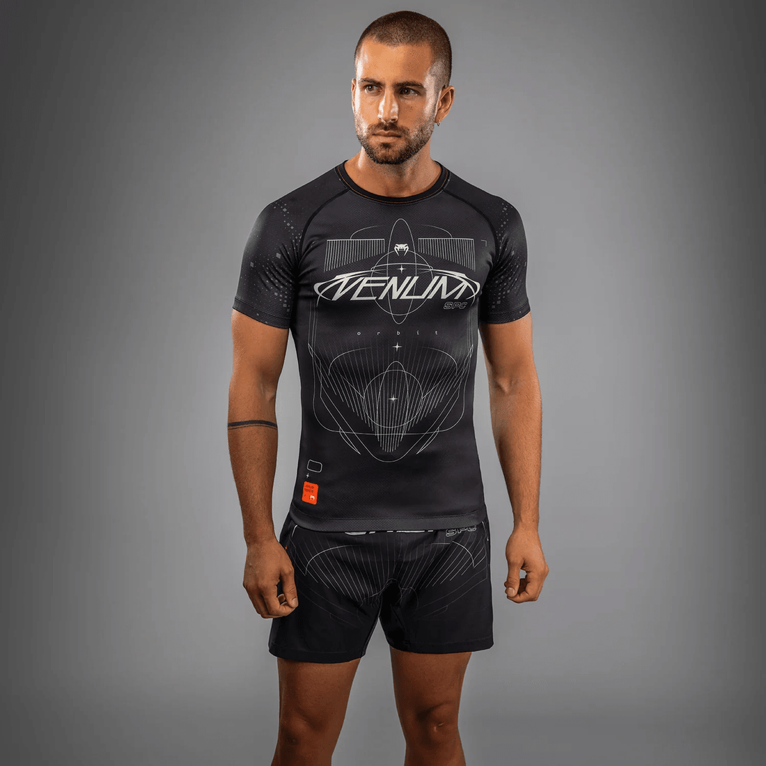 Venum Eclipse Short Sleeve Rashguard - Black/Ivory
