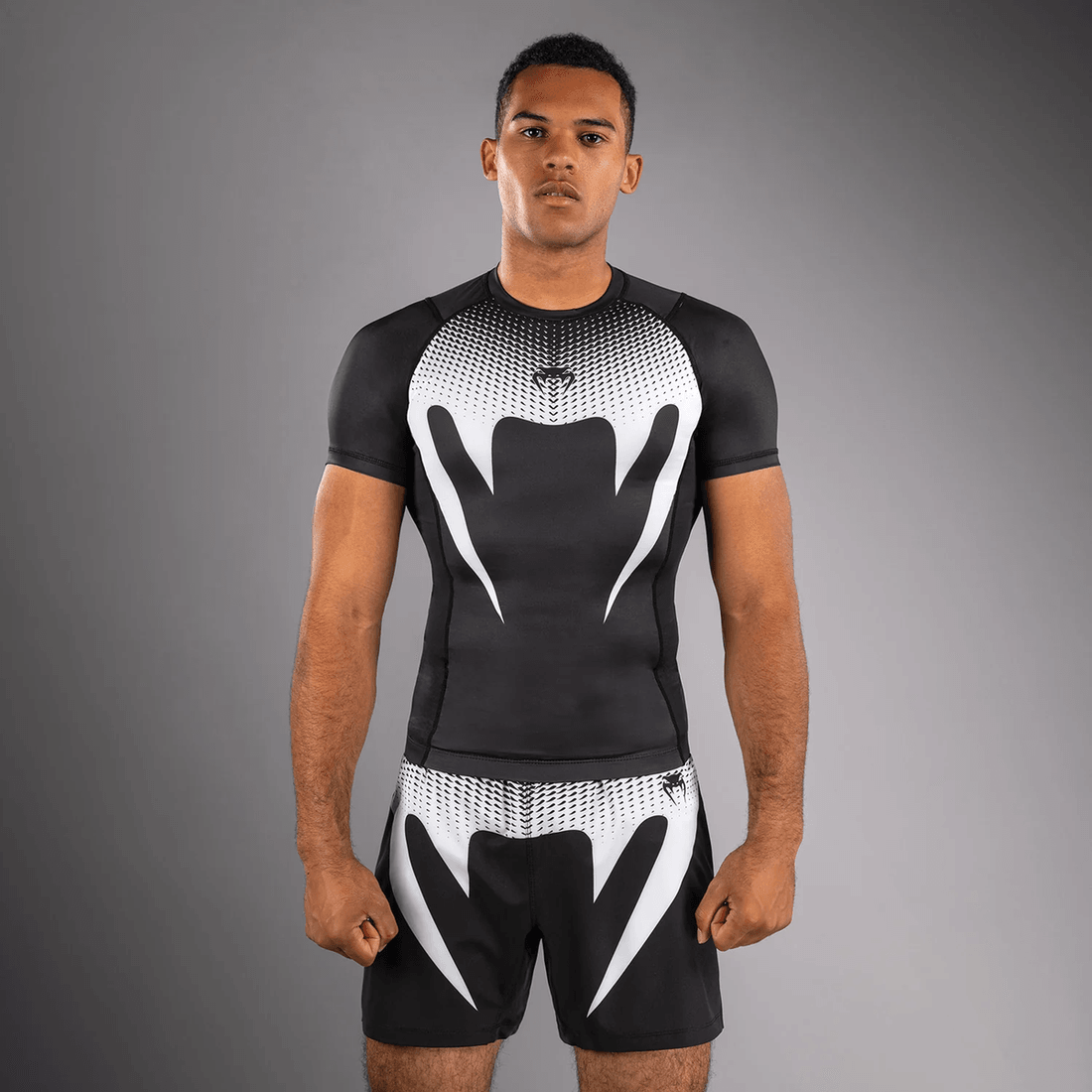 Venum No Gi Rashguards - Black/White