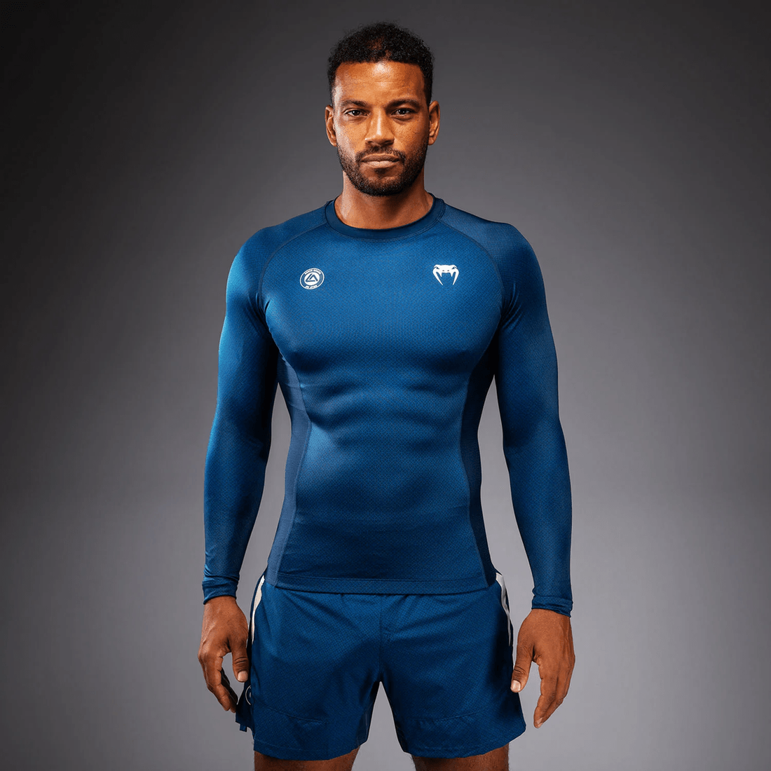 Venum X Roger Gracie Academy Rashguard De Manga Larga - Azul