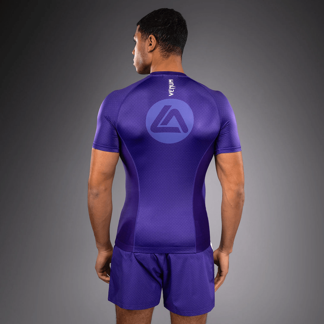 Venum x Roger Gracie Academy Short Sleeve Rashguard - Purple