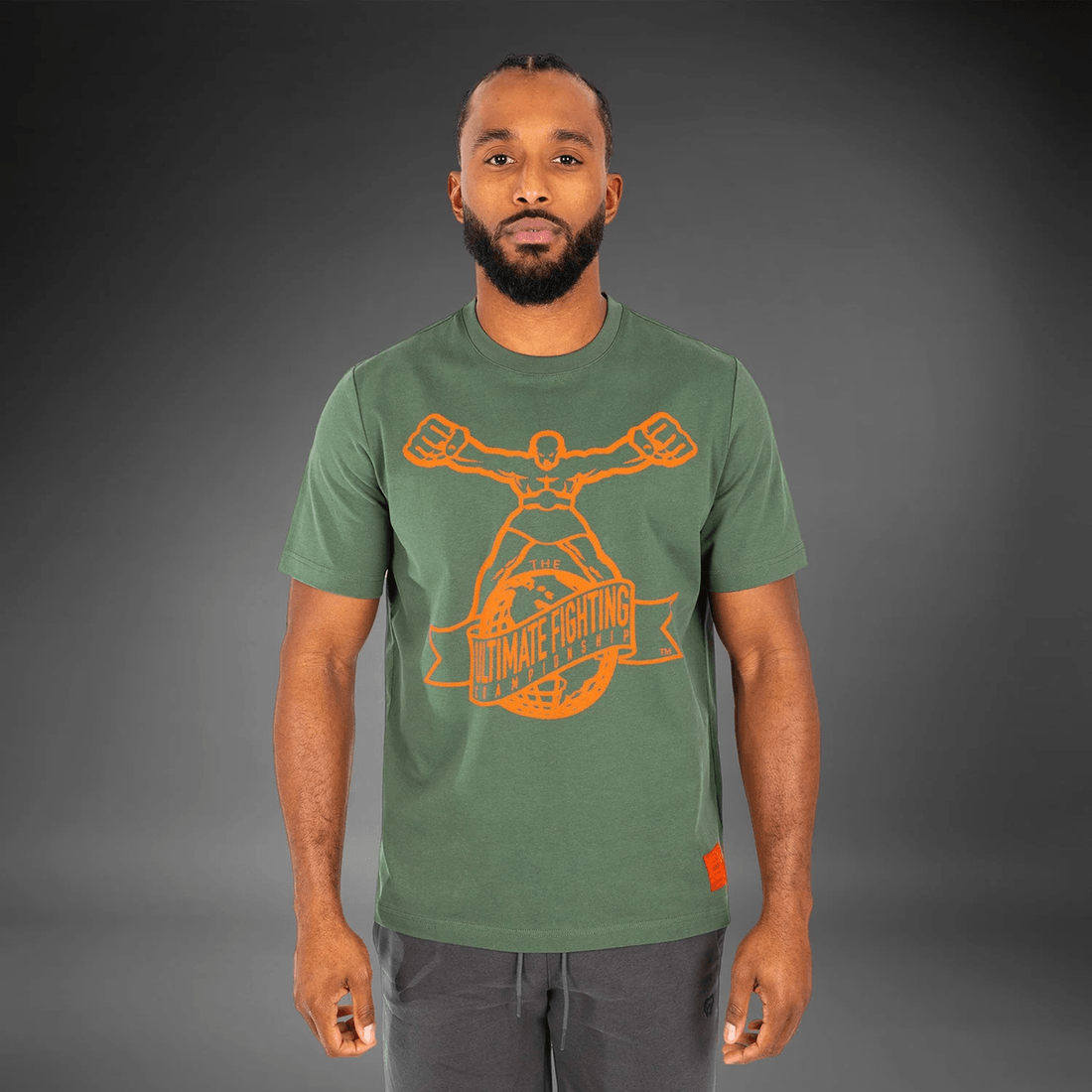UFC by Venum Ulti-Man T-Shirt - Khaki/Orange