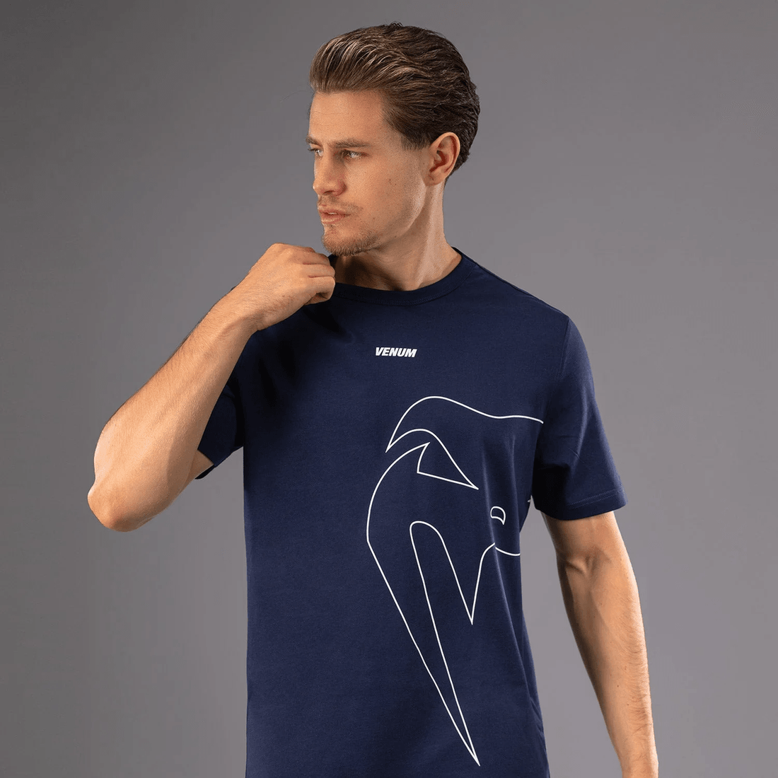 Venum Giant Connect T-Shirt - Navy Blue