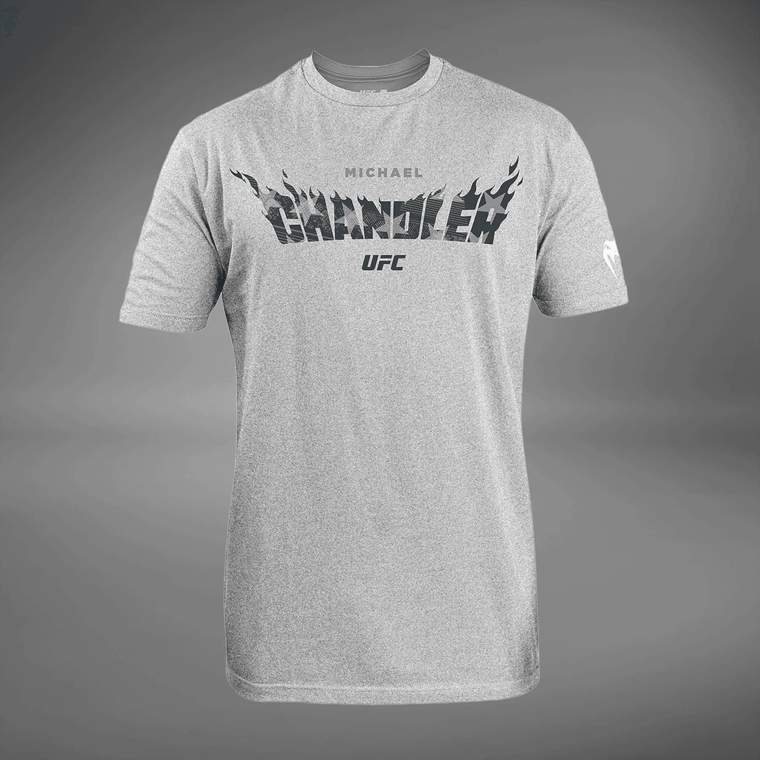 Men's UFC Unrivaled by Venum Heather Grey Michael Chandler T-Shirt