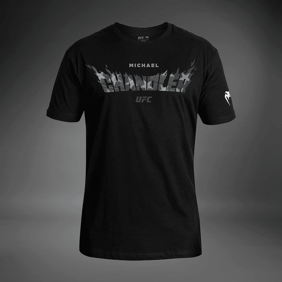 Men's UFC Unrivaled by Venum Black Michael Chandler T-Shirt