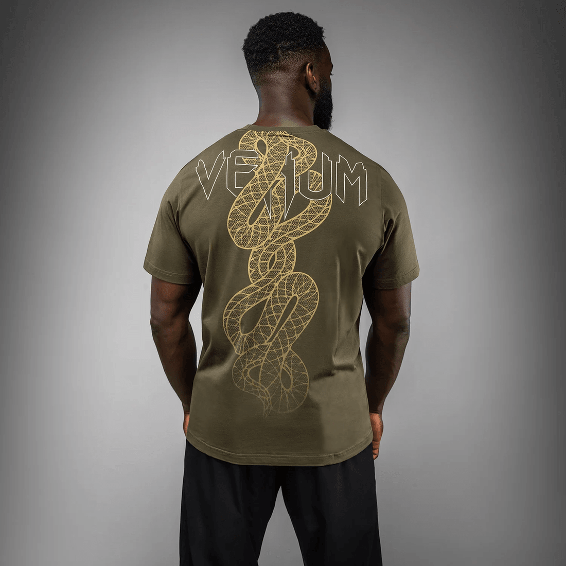 Venum Serpenti T-Shirt - Khaki/Bronze/Ivory