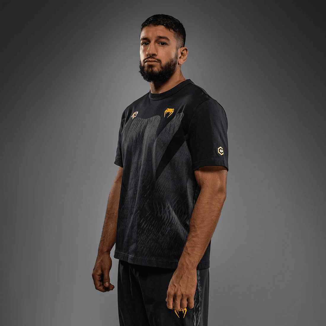 Venum X Chimaev טי-שירט - שחור/אפור