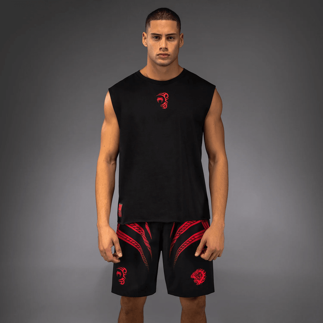 Venum x Mike Tyson Tiger Sleeveless T-Shirt - Deep Black