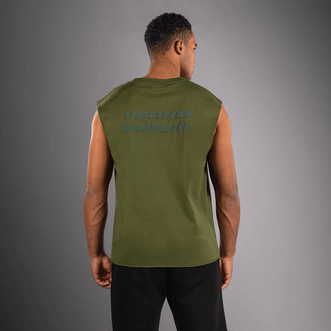 Venum Divide Sleeveless T-Shirt - Military Green