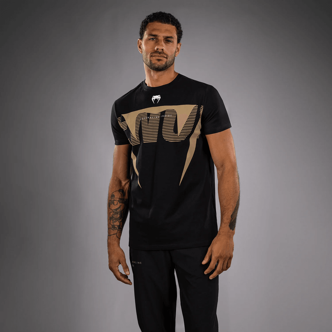 Venum Adrenaline T-Shirt - Black/Sand