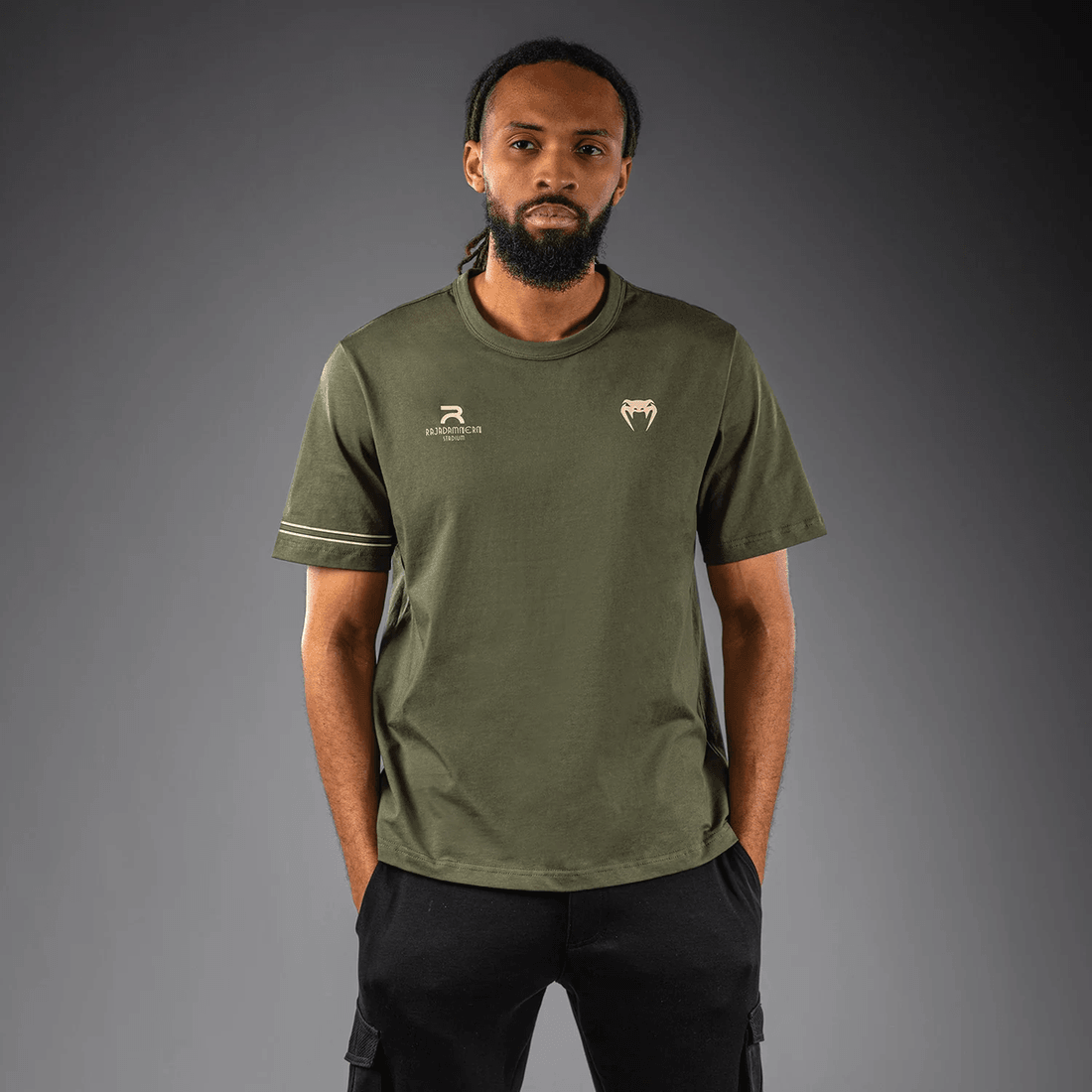 Venum x Rajadamnern T-Shirt - Military Green