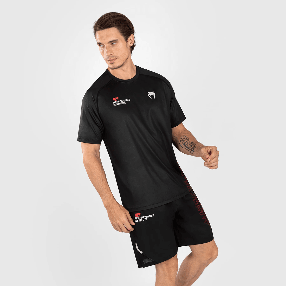 UFC Venum Performance Institute 2.0 Men’s Dry-Tech Shirt - Black/Red